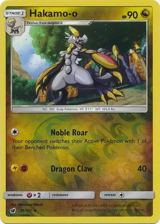 Crimson Invasion Hakamo-o #76/111 reverse holo